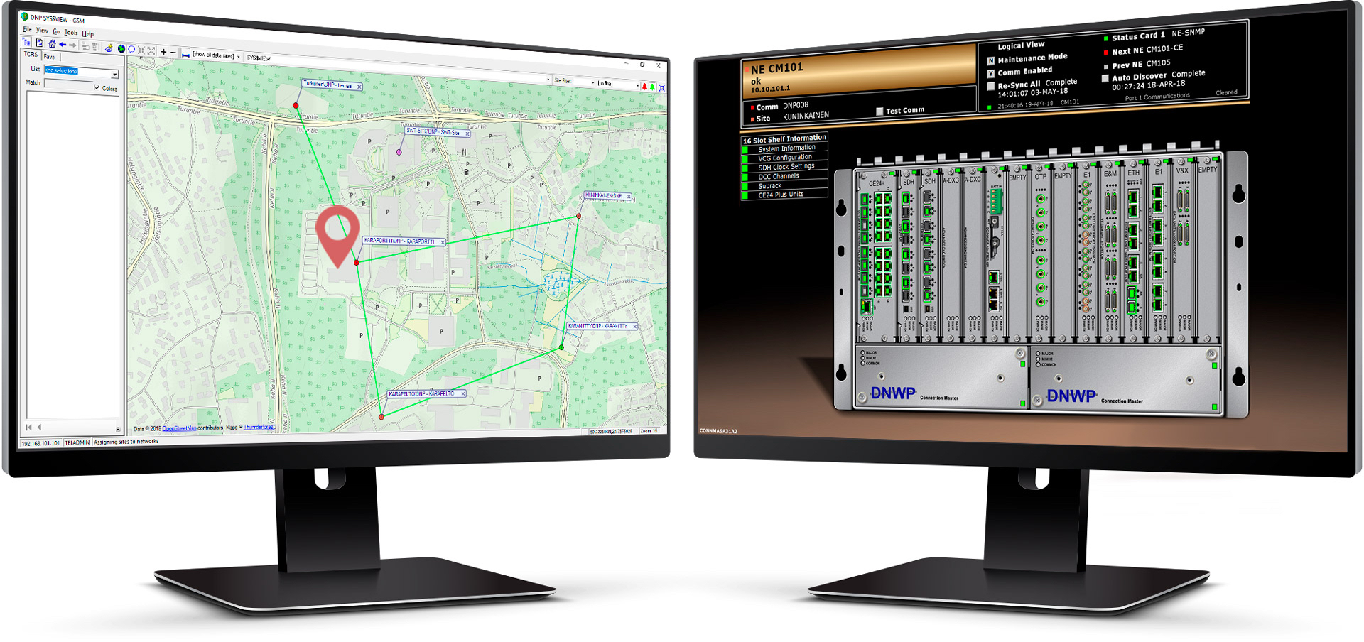 Network Management System User Interface Network management - Dedicated Network Partners